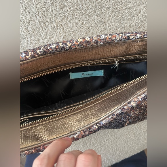 Marciano metallic sequin clutch - Picture 2 of 8